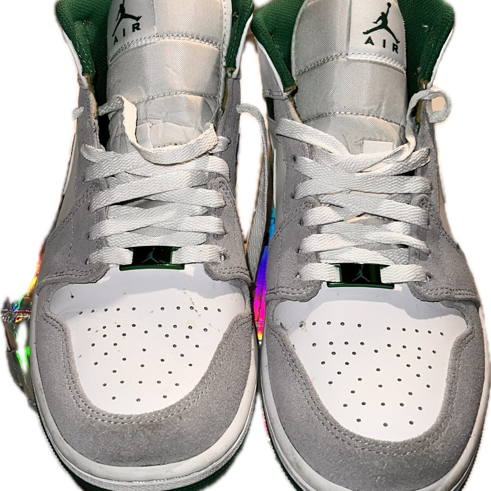 MEN'S AIR JORDAN RETRO 1 MID SE CASUAL SHOES SIZE 8.5